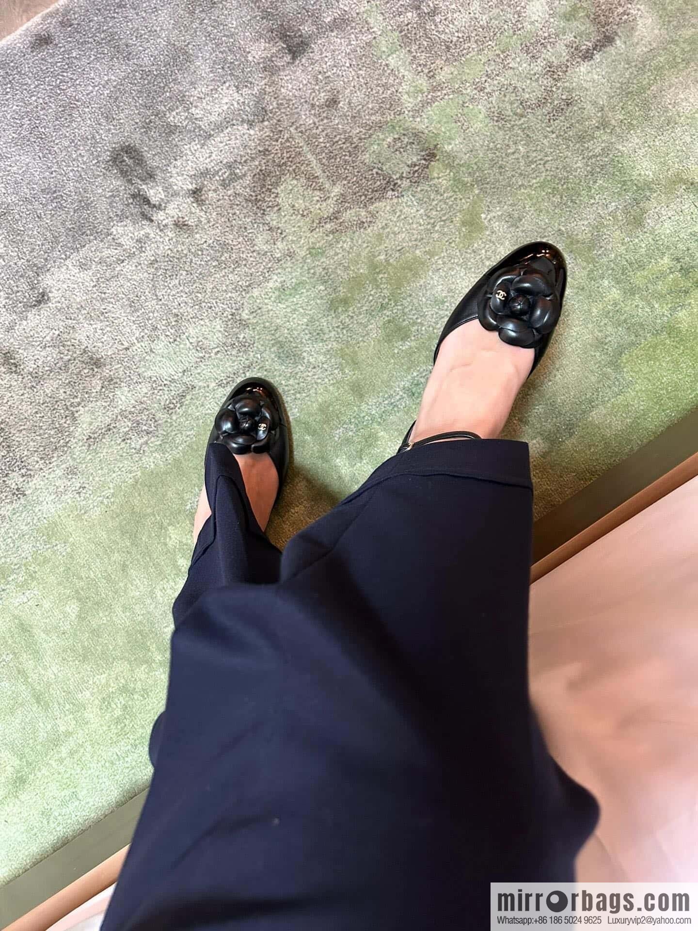 CHANEL Xiaoxiang Early Spring Camellia 🥰 Hollow Mary Jane Sandals