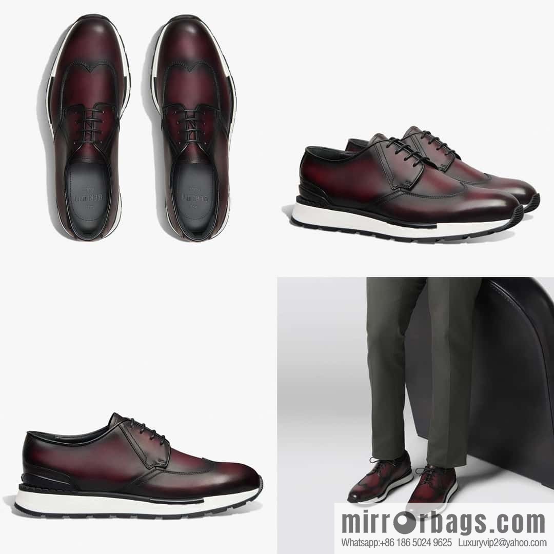 ๐๐Berlut Bruti, Upgraded 4th Generation Private Model Outsole Fast Track Leather Sneakers
