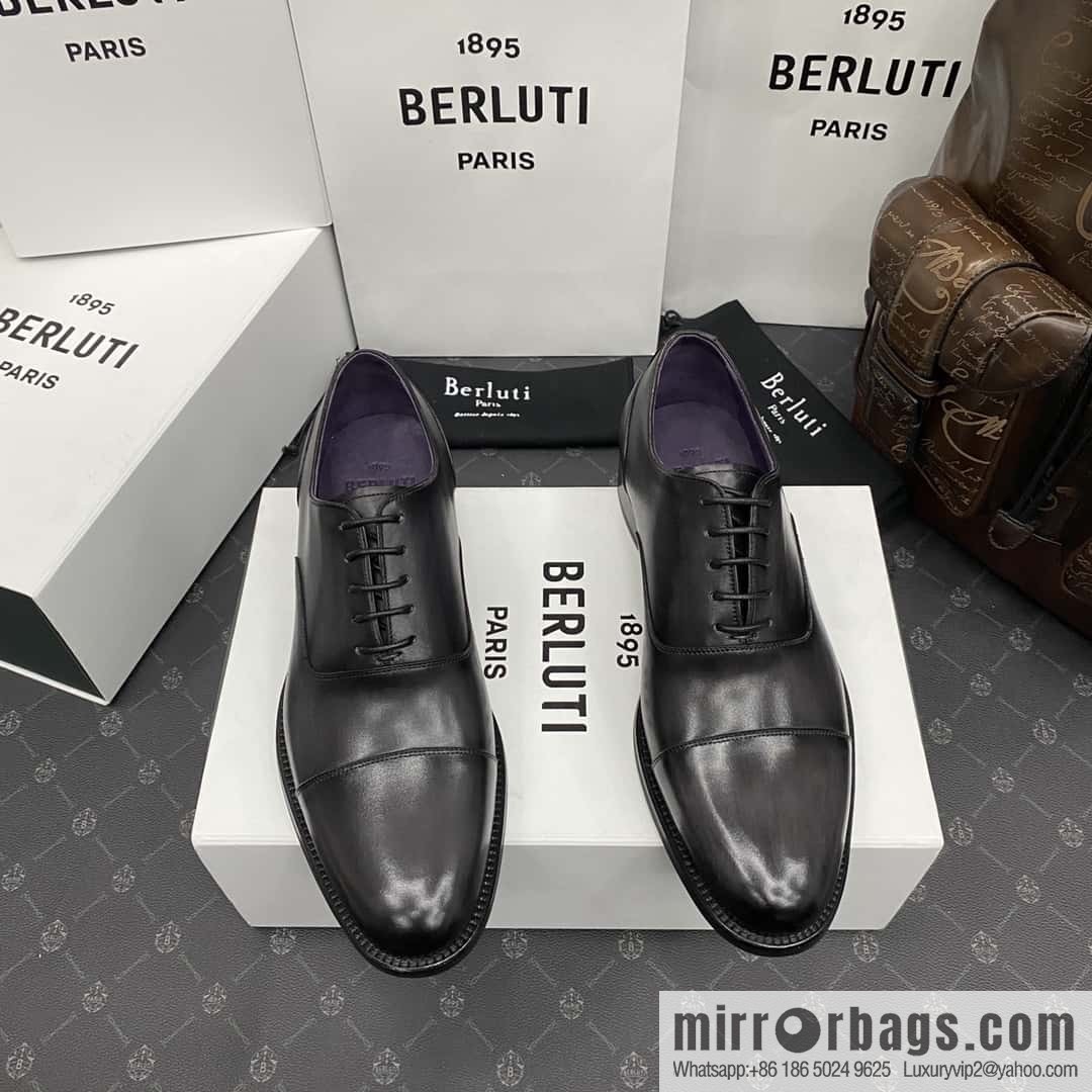 Hot Sale Returns Burlut Galet Hand Polished Cowhide Oxford Shoes