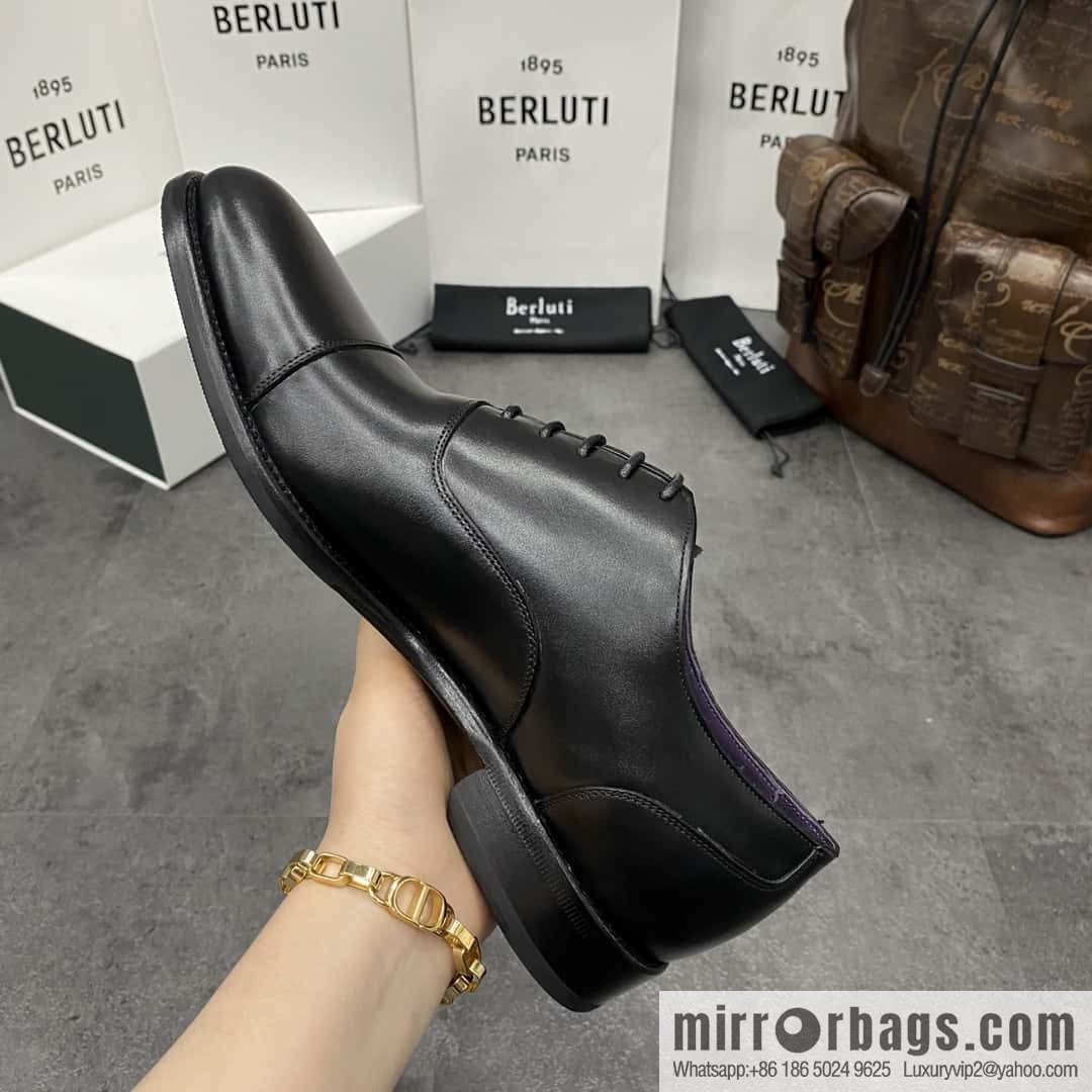 Hot Sale Returns Burlut Galet Hand Polished Cowhide Oxford Shoes