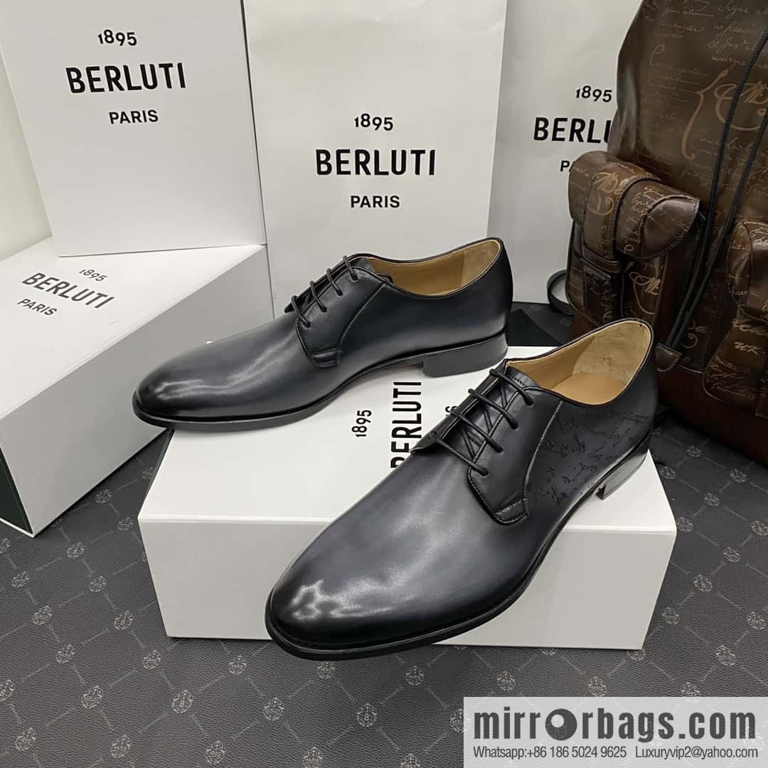 Hot Sale Returns Burlut Galet Hand Polished Cowhide Oxford Shoes