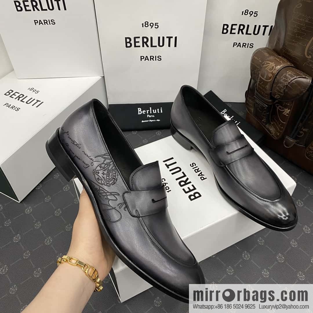 Hot Sale Returns Burlut Galet Hand Polished Cowhide Oxford Shoes