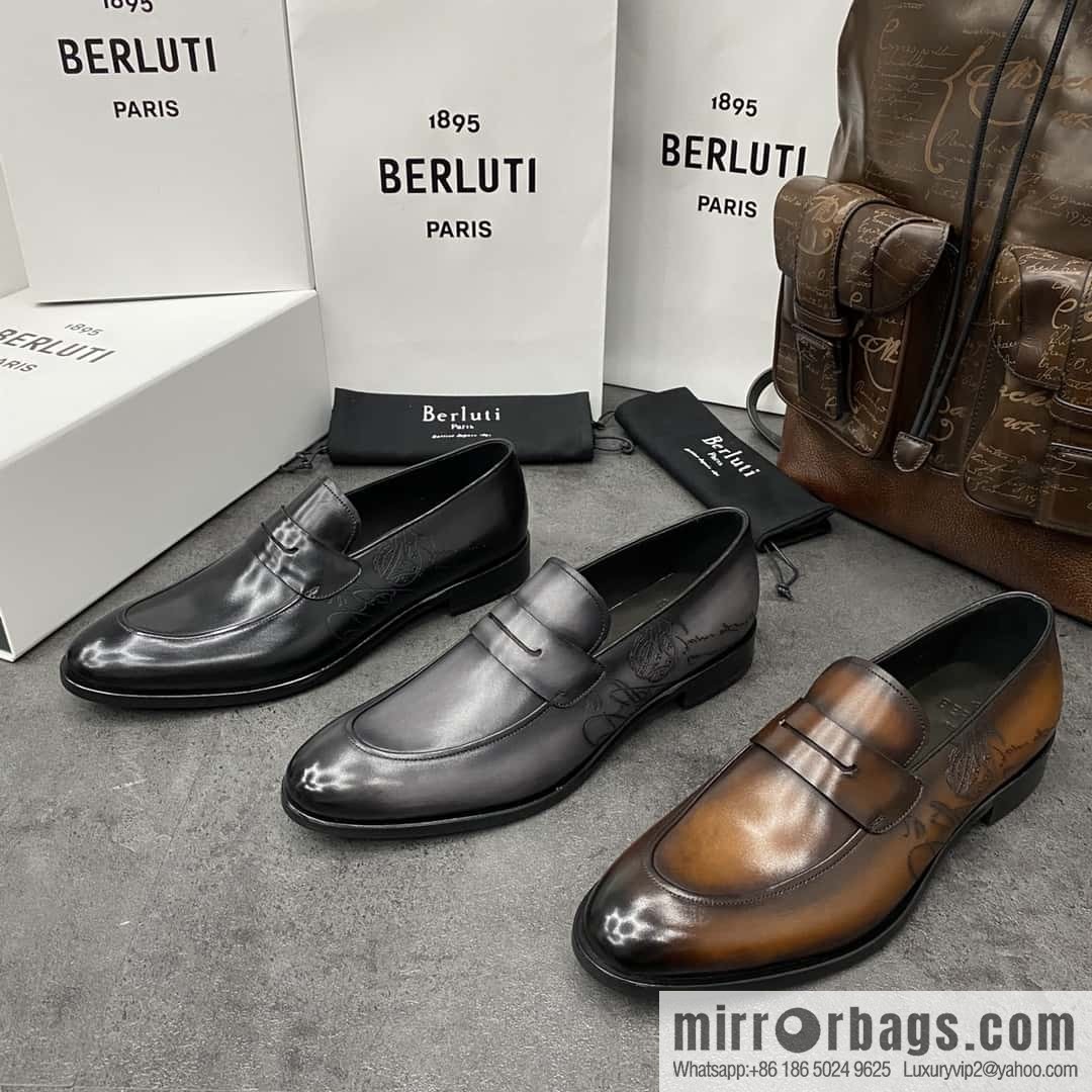 Hot Sale Returns Burlut Galet Hand Polished Cowhide Oxford Shoes
