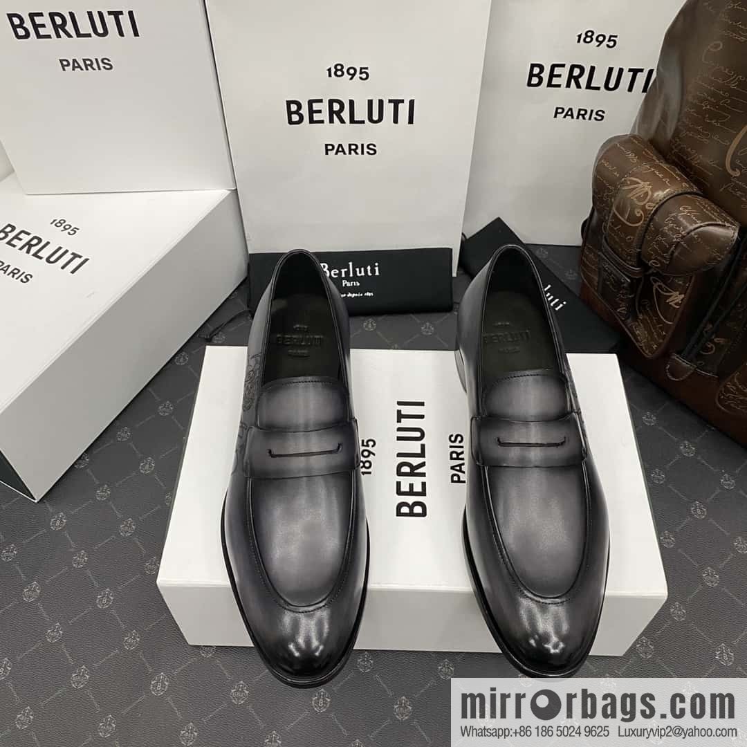Hot Sale Returns Burlut Galet Hand Polished Cowhide Oxford Shoes