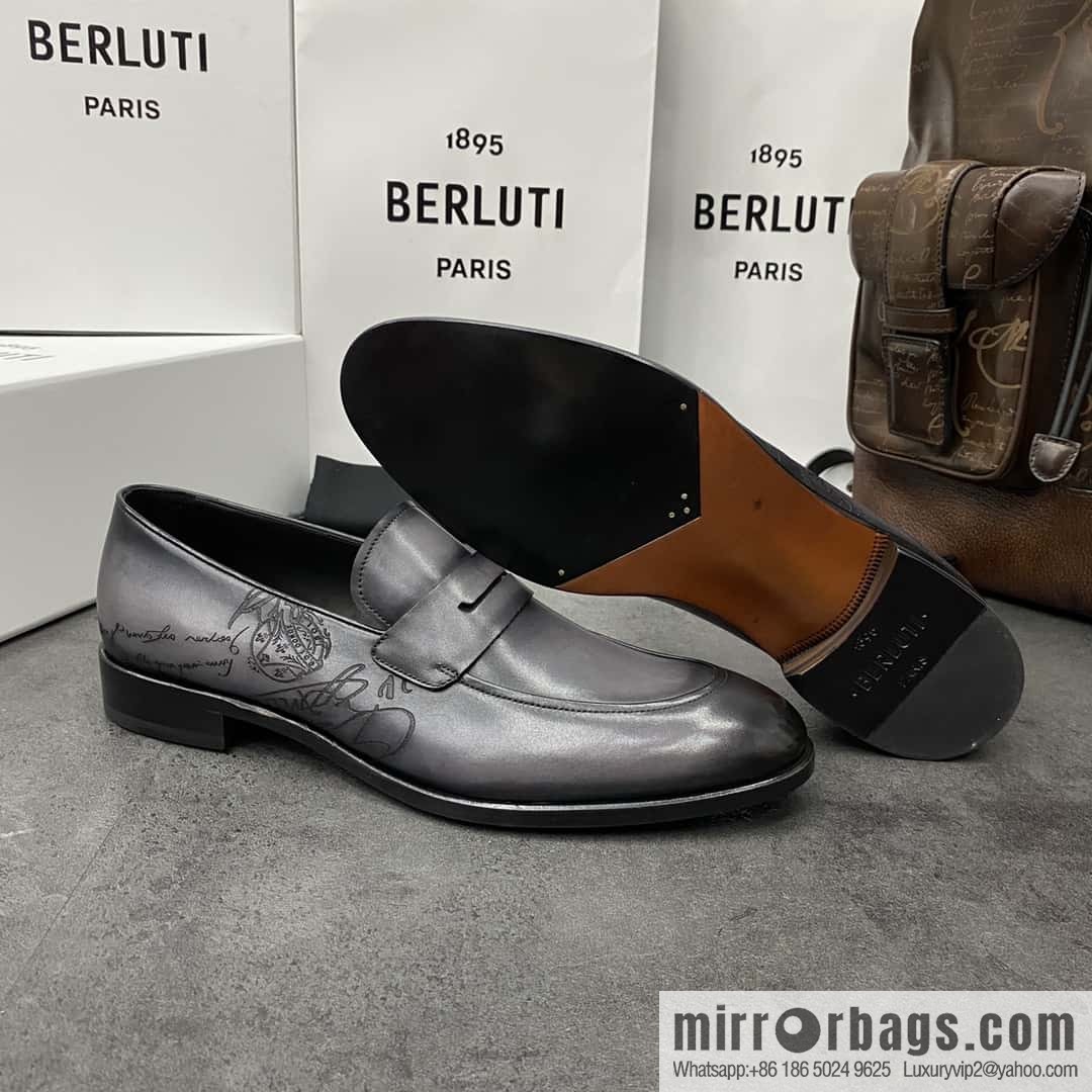 Hot Sale Returns Burlut Galet Hand Polished Cowhide Oxford Shoes