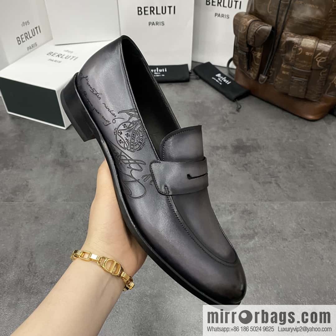 Hot Sale Returns Burlut Galet Hand Polished Cowhide Oxford Shoes
