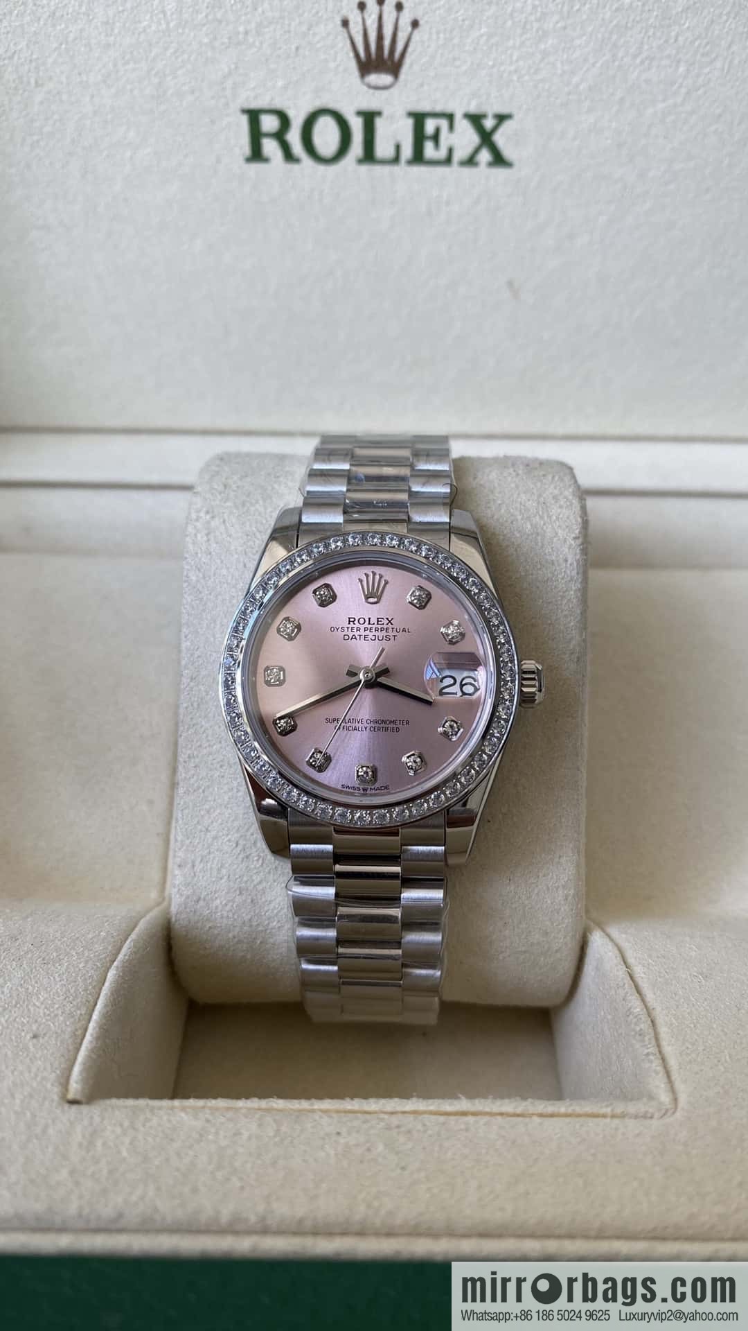 Factory New Rolex Rolex Women's Oyster Diary Watch 31mm