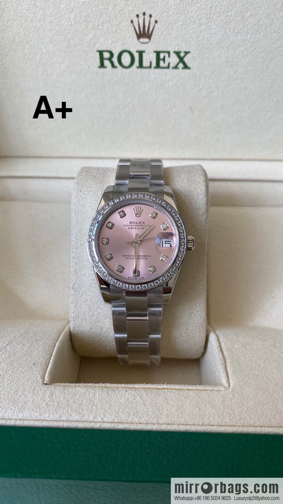 Factory New Rolex Rolex Women's Oyster Diary Watch 31mm
