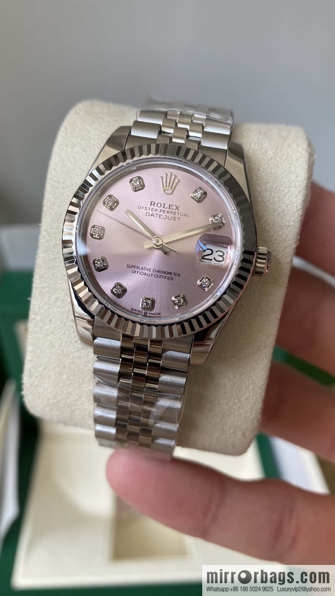 Factory New Rolex Rolex Women's Oyster Diary Watch 31mm