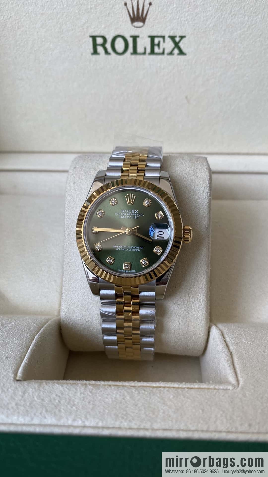 Factory New Rolex Rolex Women's Oyster Diary Watch 31mm