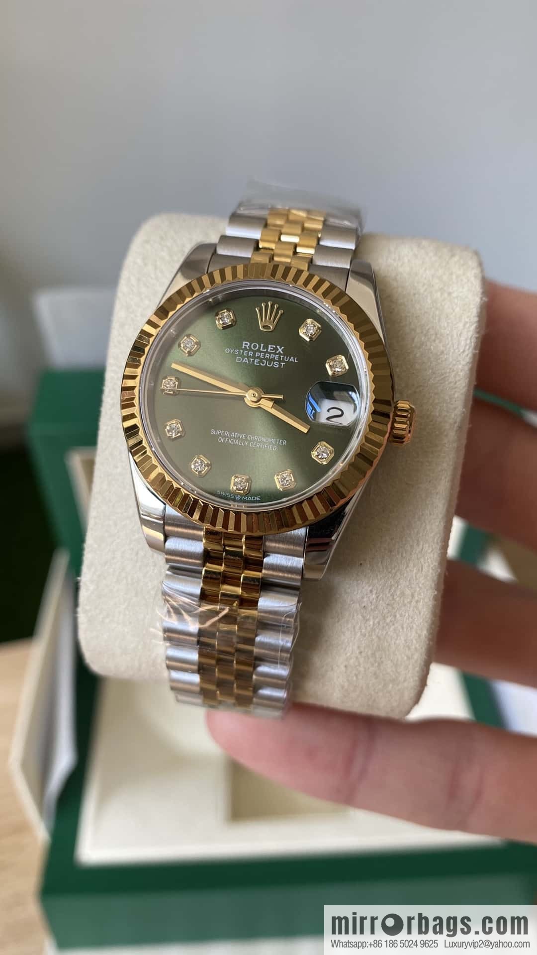 Factory New Rolex Rolex Women's Oyster Diary Watch 31mm