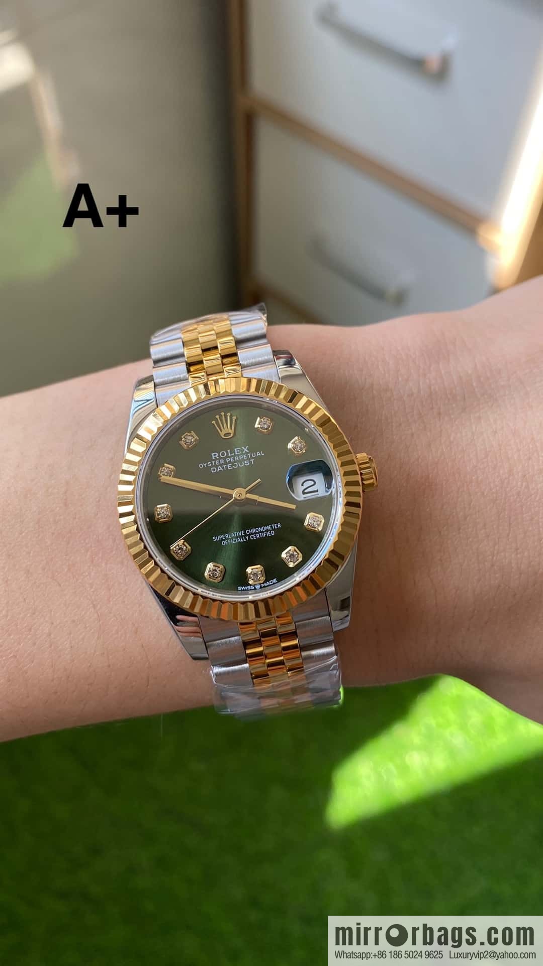 Factory New Rolex Rolex Women's Oyster Diary Watch 31mm
