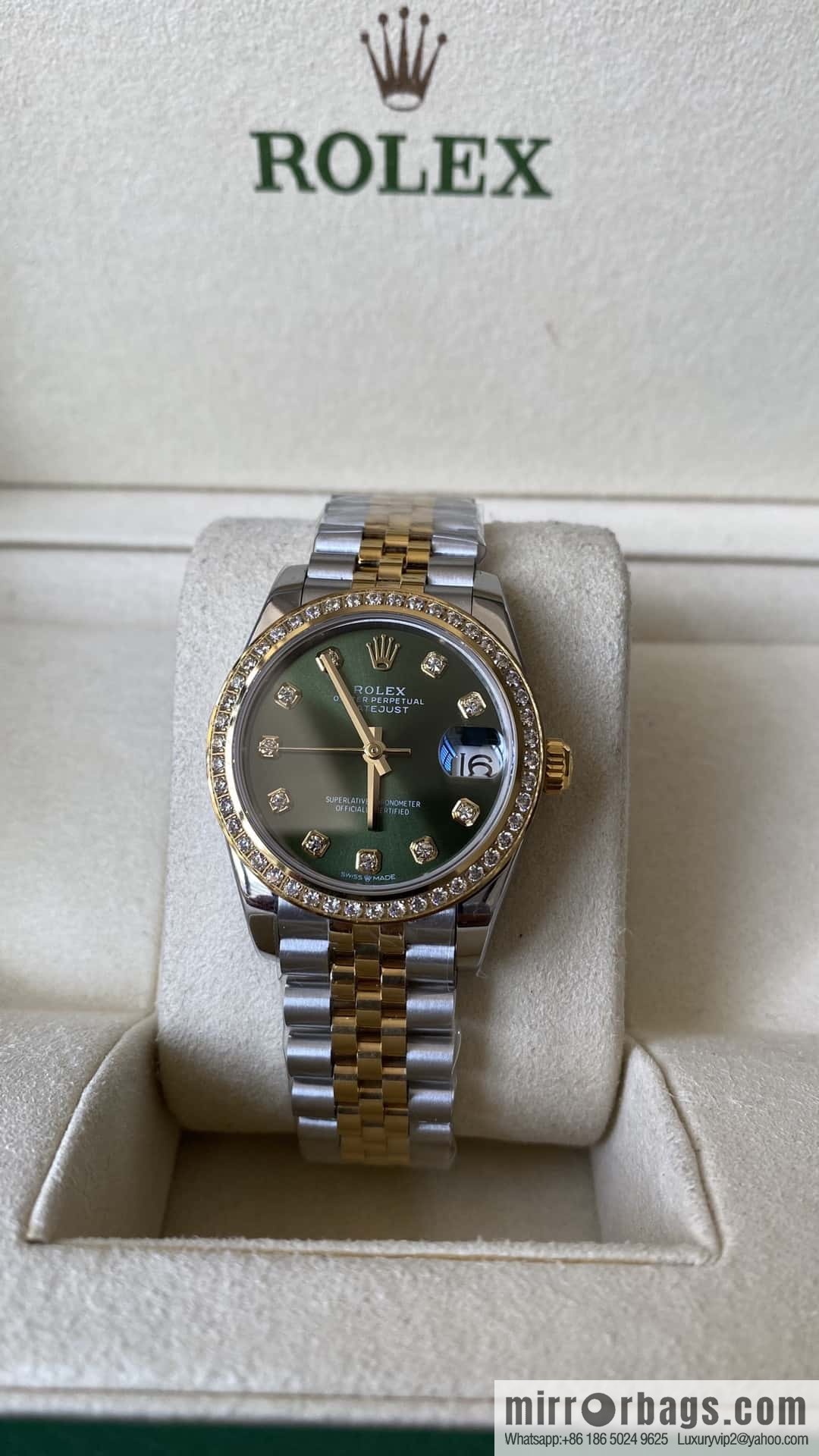 Factory New Rolex Rolex Women's Oyster Diary Watch 31mm