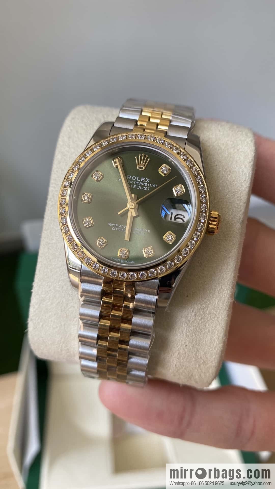 Factory New Rolex Rolex Women's Oyster Diary Watch 31mm