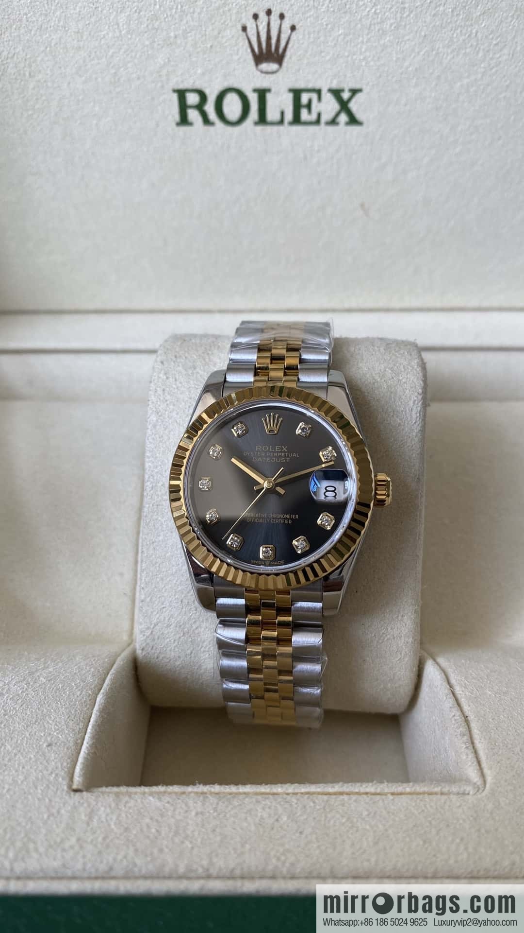 Factory New Rolex Rolex Women's Oyster Diary Watch 31mm