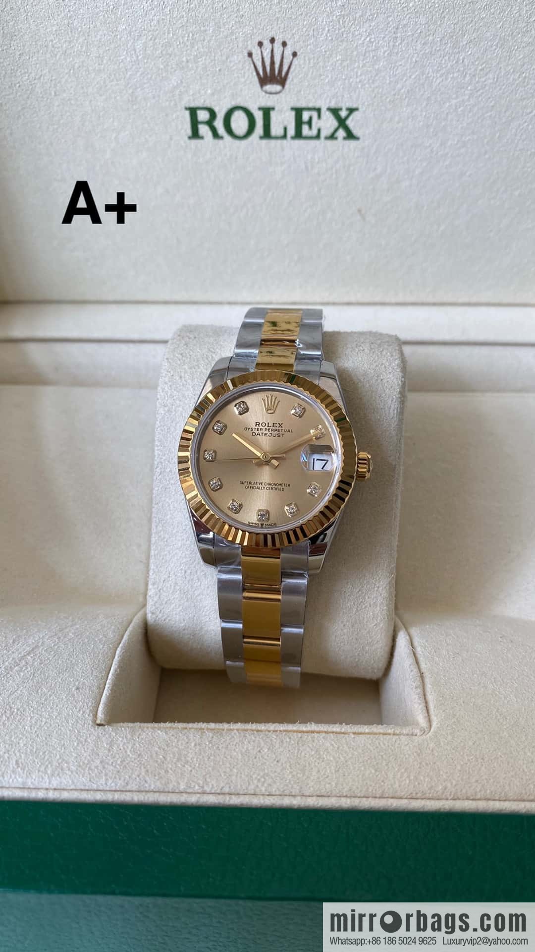 Factory New Rolex Rolex Women's Oyster Diary Watch 31mm