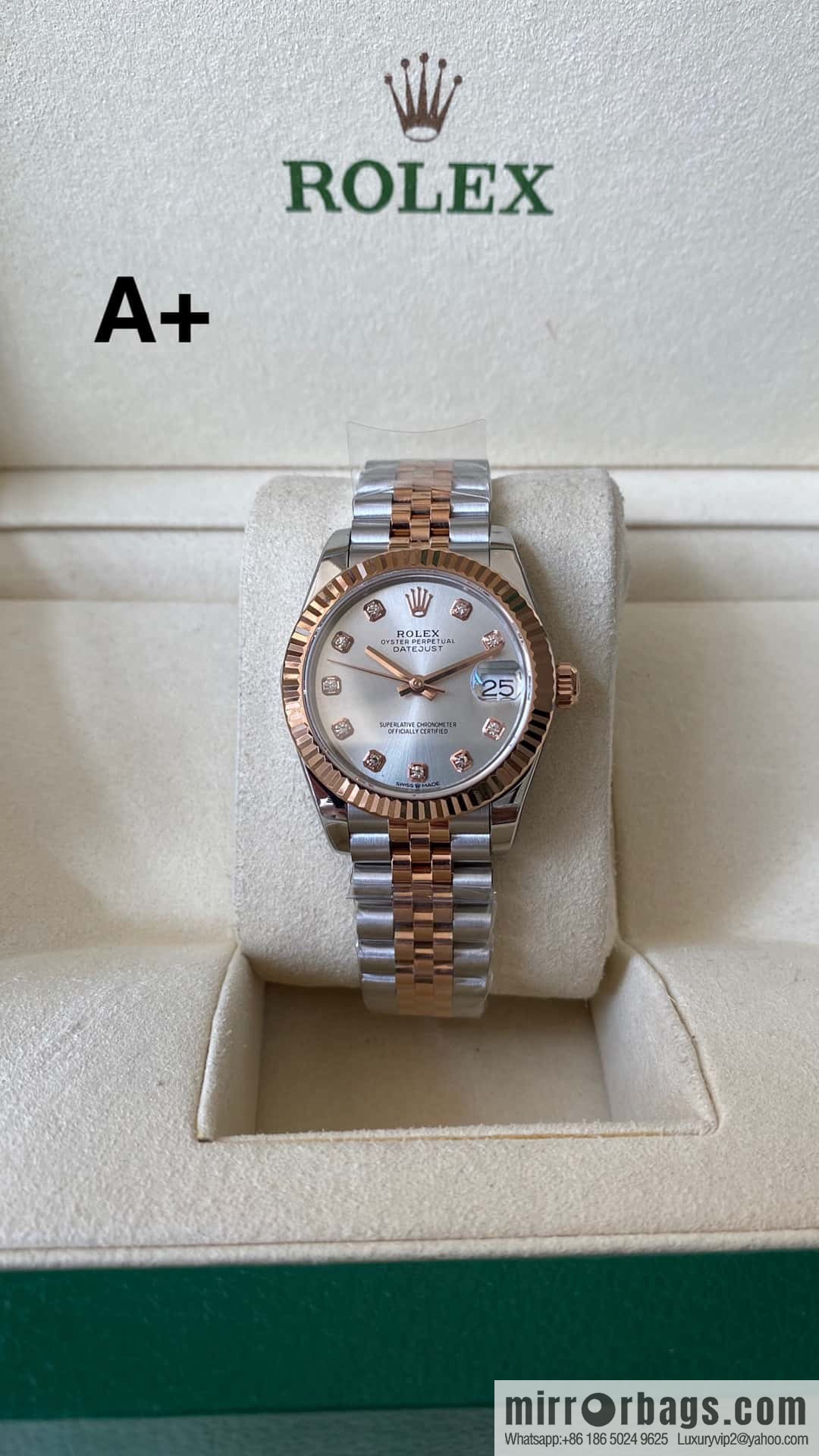 Factory New Rolex Rolex Women's Oyster Diary Watch 31mm
