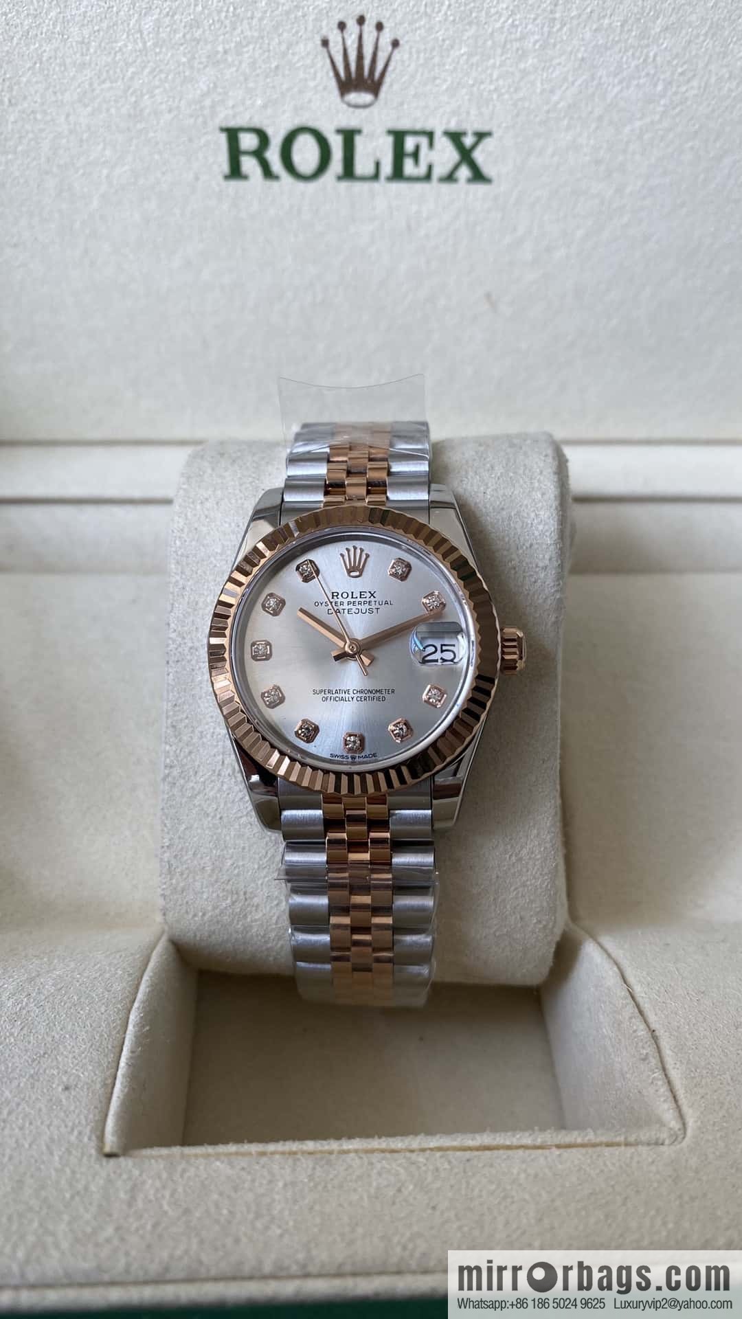 Factory New Rolex Rolex Women's Oyster Diary Watch 31mm