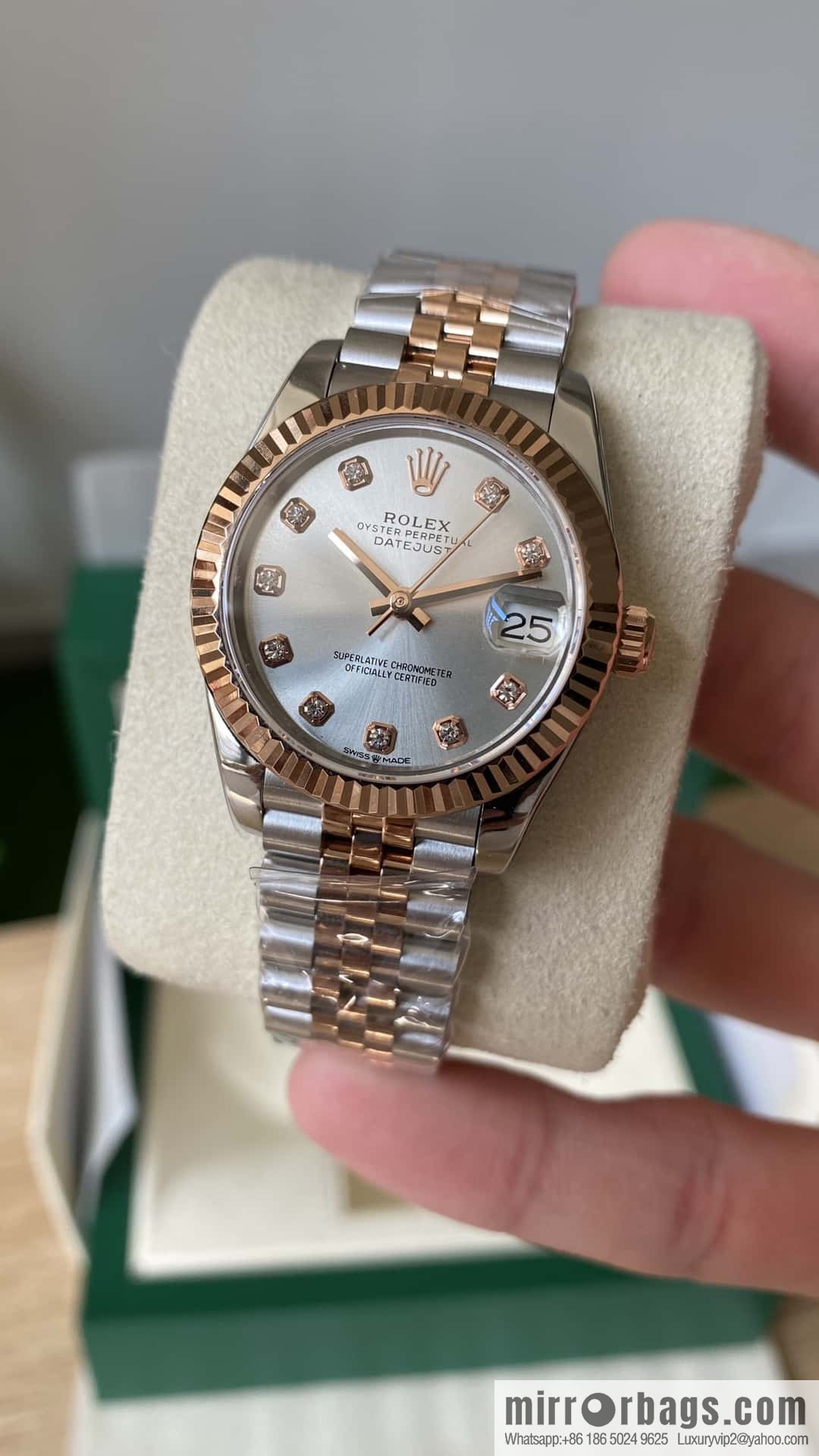 Factory New Rolex Rolex Women's Oyster Diary Watch 31mm