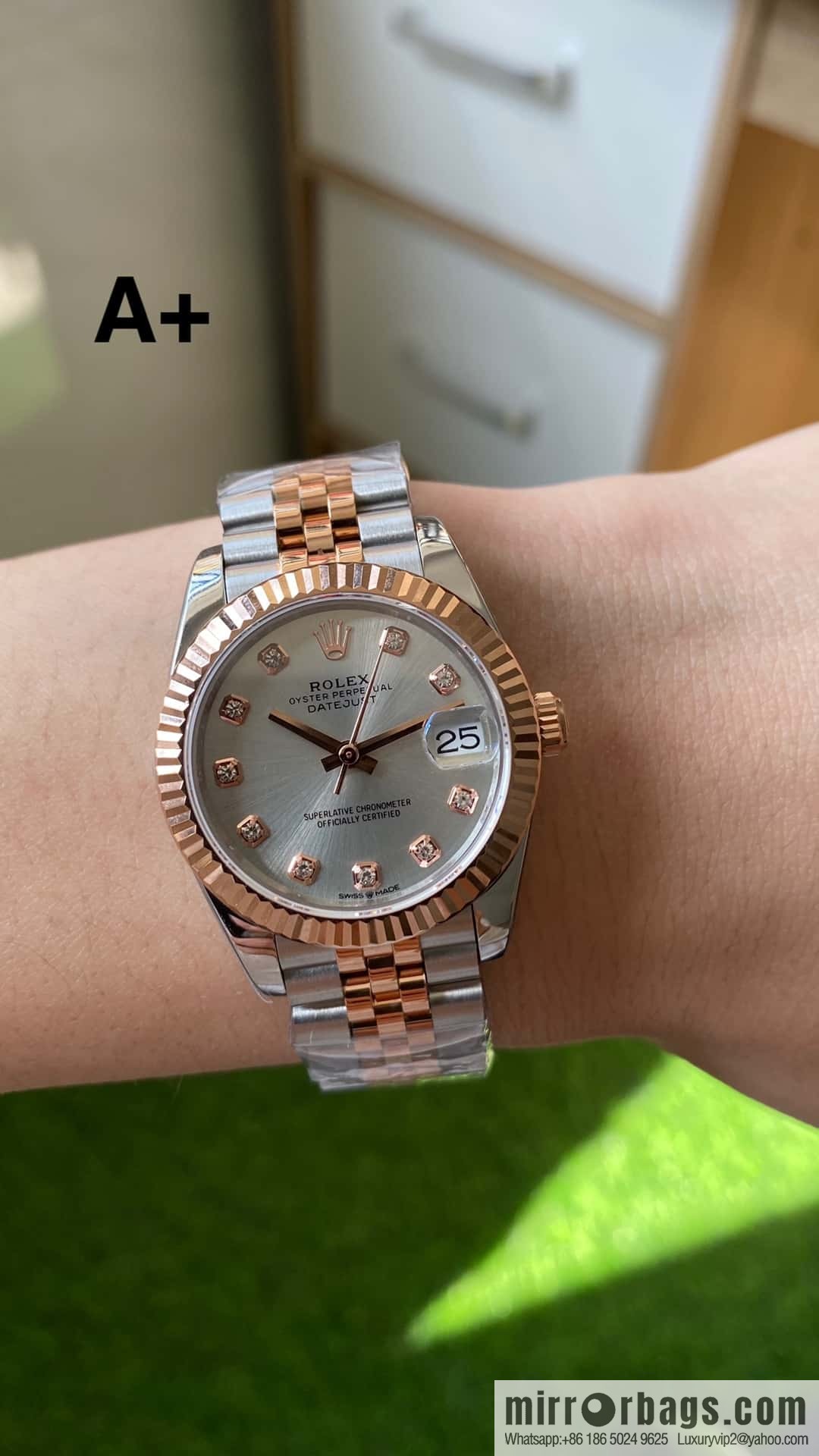 Factory New Rolex Rolex Women's Oyster Diary Watch 31mm