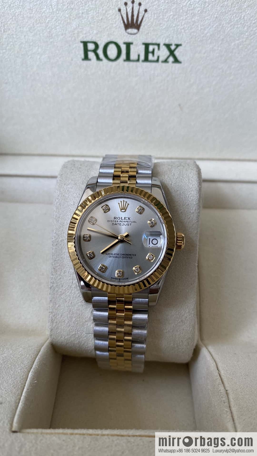 Factory New Rolex Rolex Women's Oyster Diary Watch 31mm
