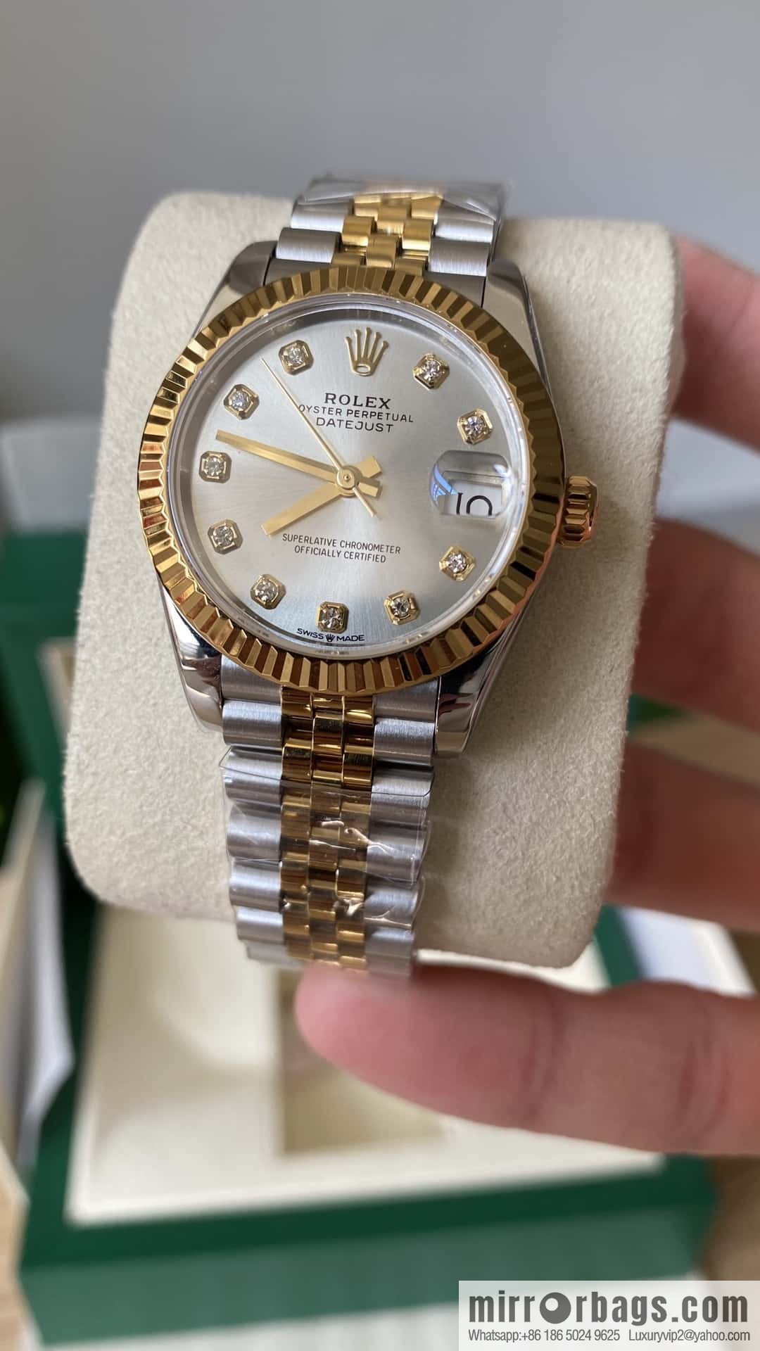 Factory New Rolex Rolex Women's Oyster Diary Watch 31mm
