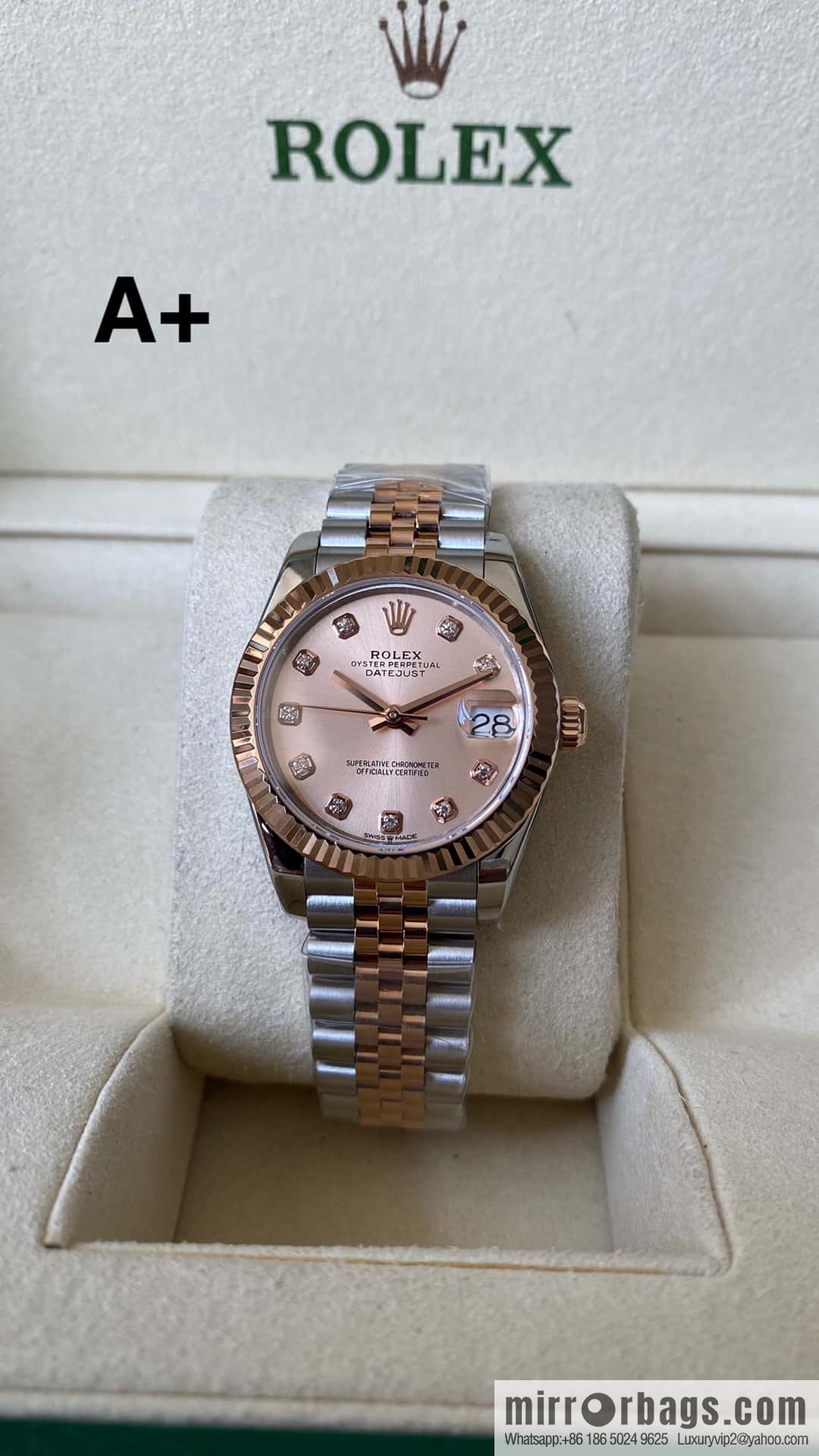 Factory New Rolex Rolex Women's Oyster Diary Watch 31mm