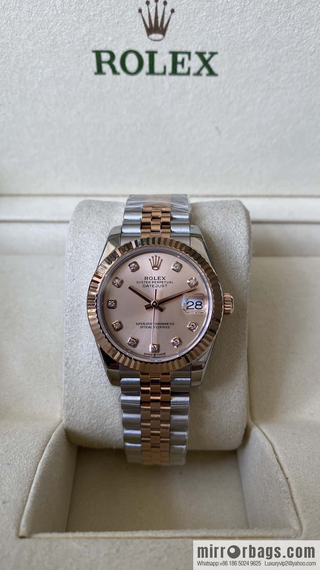 Factory New Rolex Rolex Women's Oyster Diary Watch 31mm