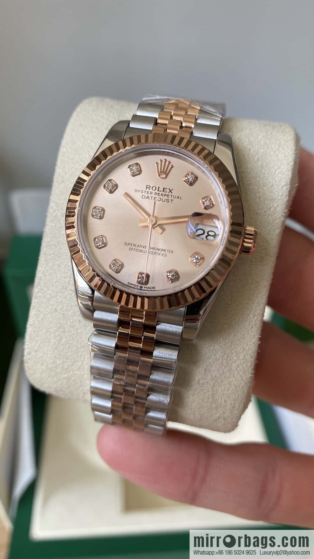 Factory New Rolex Rolex Women's Oyster Diary Watch 31mm