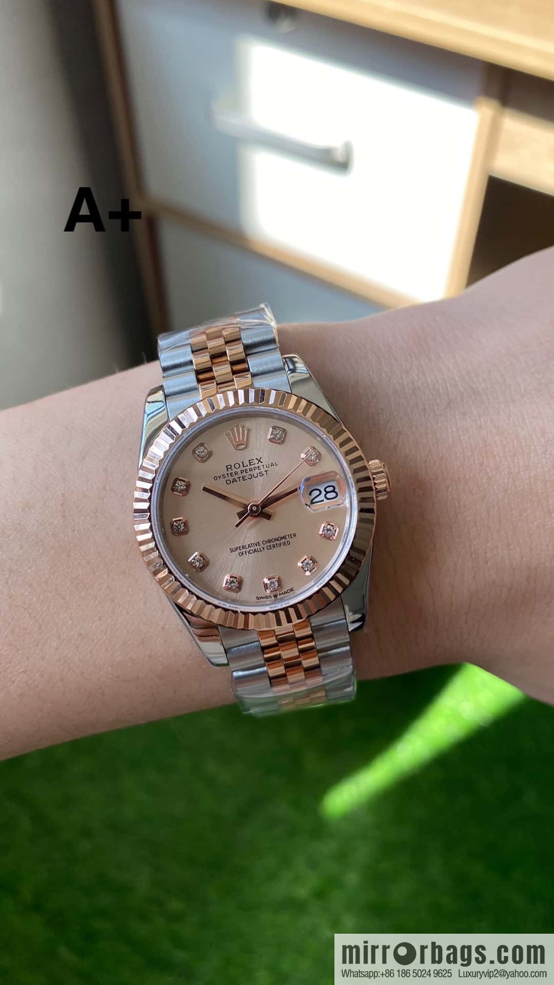Factory New Rolex Rolex Women's Oyster Diary Watch 31mm