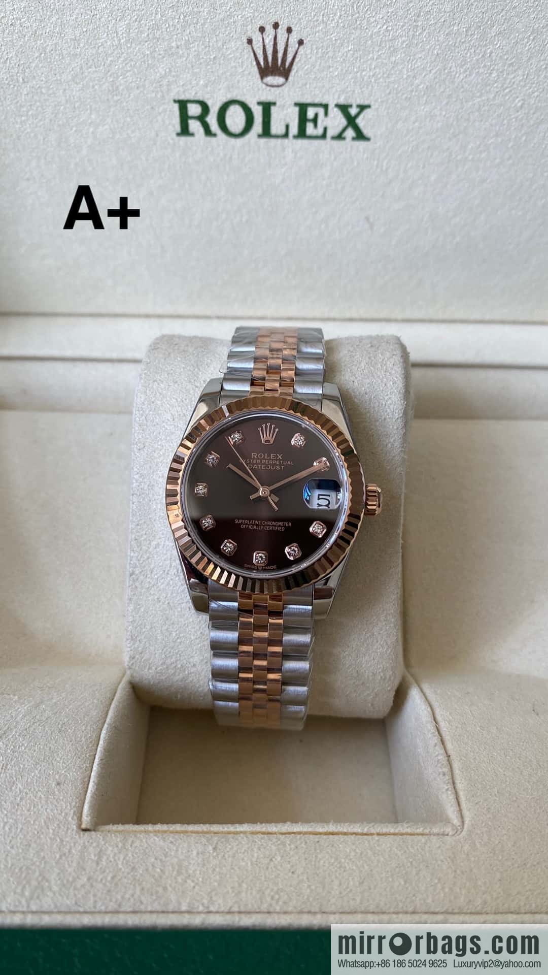 Factory New Rolex Rolex Women's Oyster Diary Watch 31mm