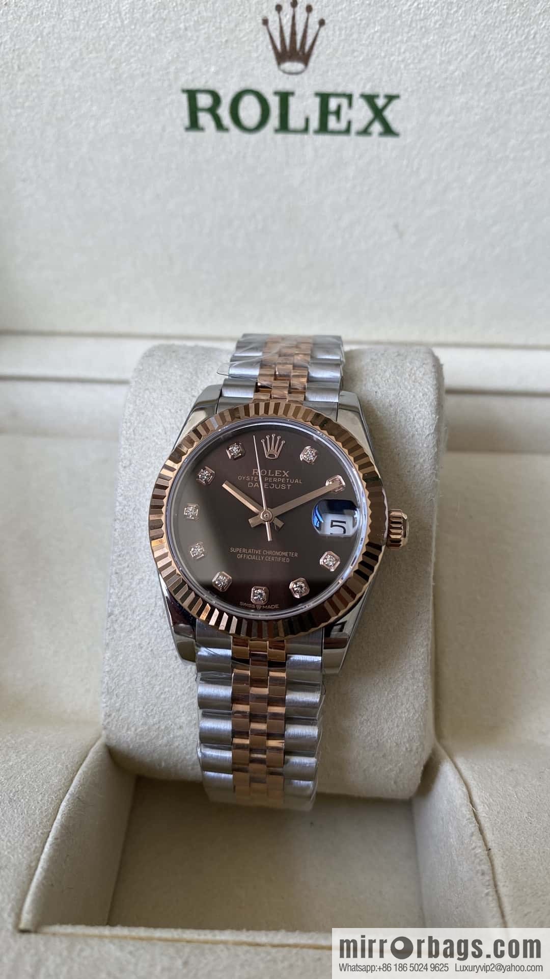 Factory New Rolex Rolex Women's Oyster Diary Watch 31mm