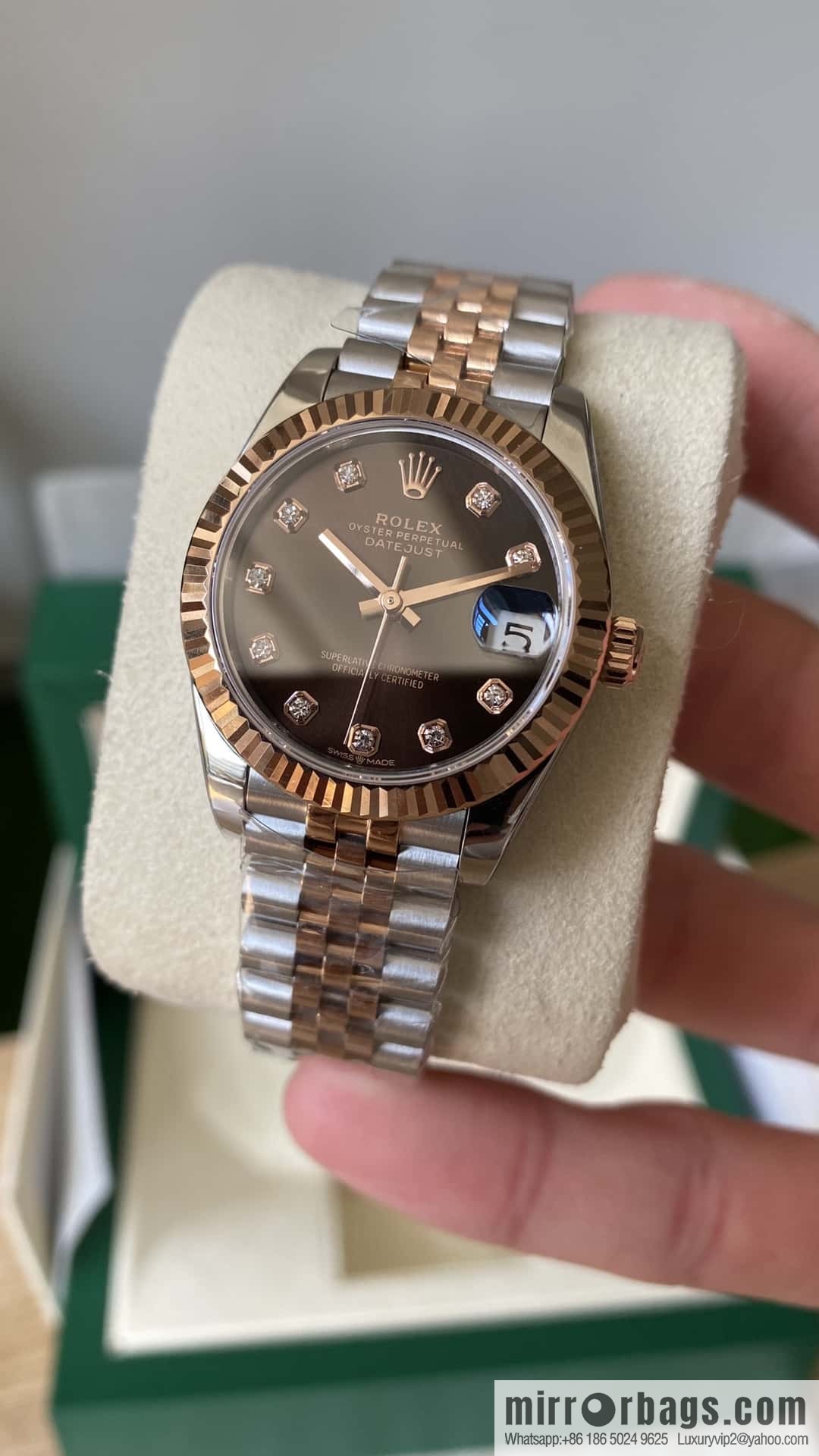 Factory New Rolex Rolex Women's Oyster Diary Watch 31mm