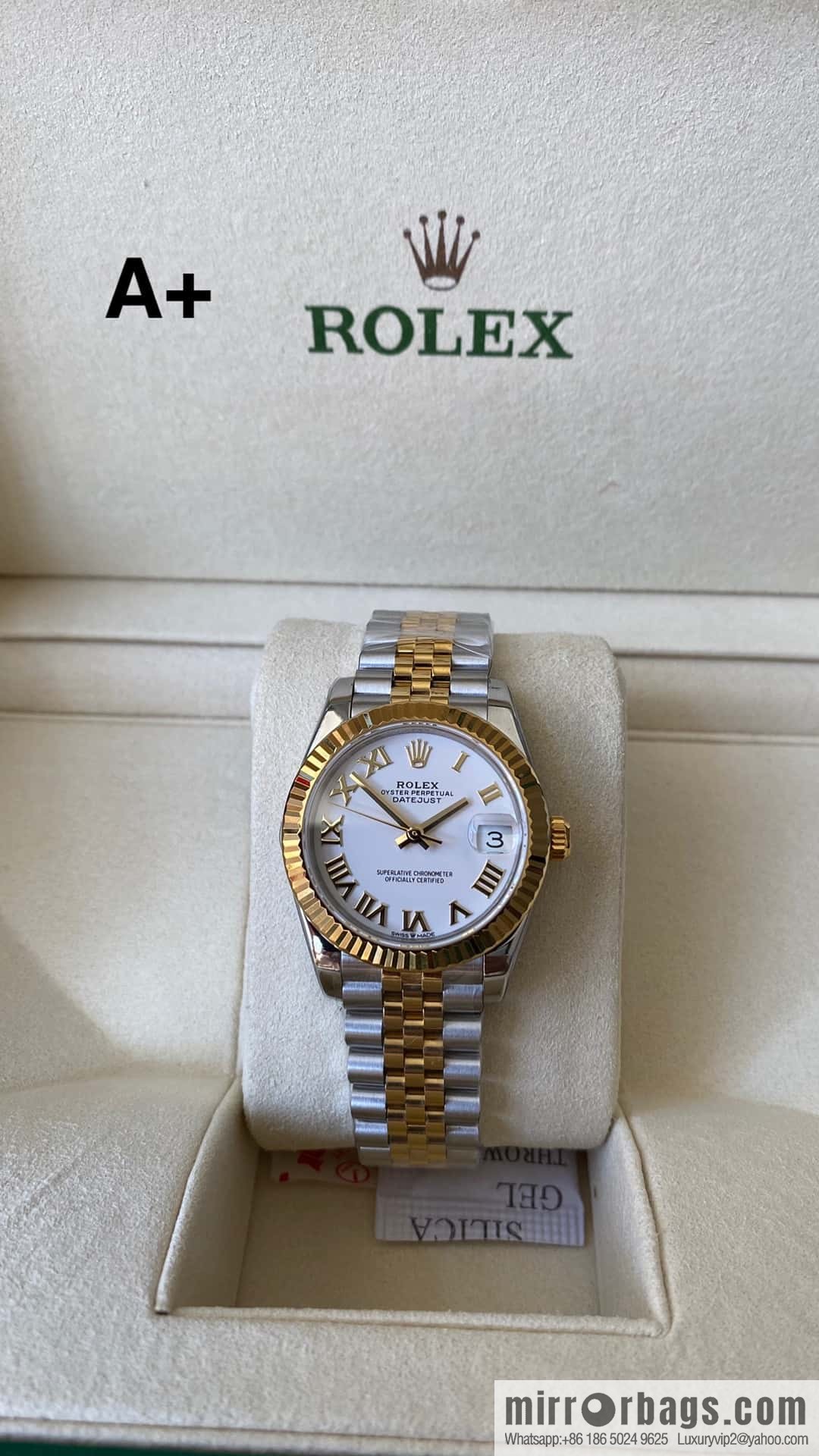 Factory New Rolex Rolex Women's Oyster Diary Watch 31mm
