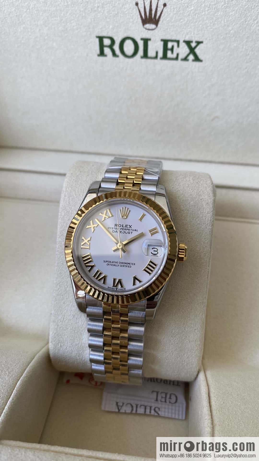 Factory New Rolex Rolex Women's Oyster Diary Watch 31mm