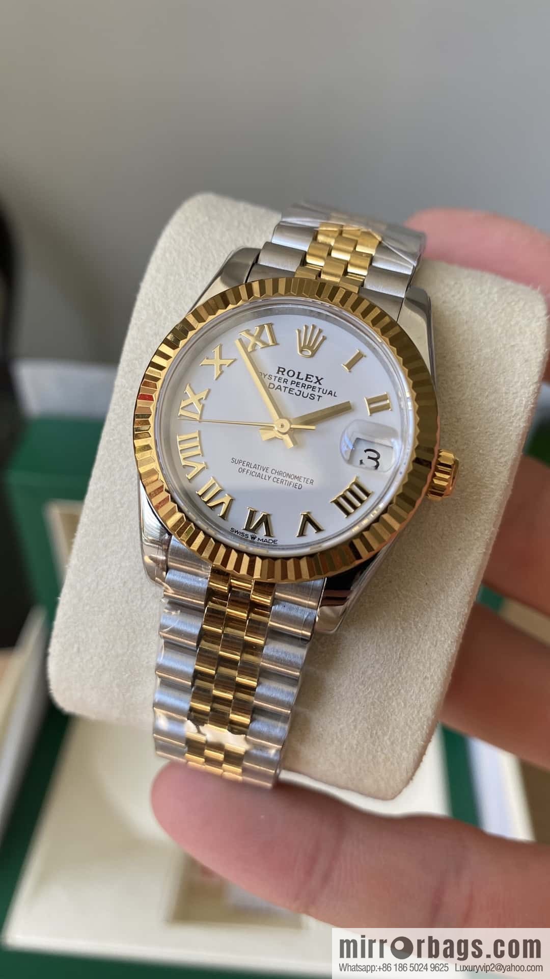 Factory New Rolex Rolex Women's Oyster Diary Watch 31mm