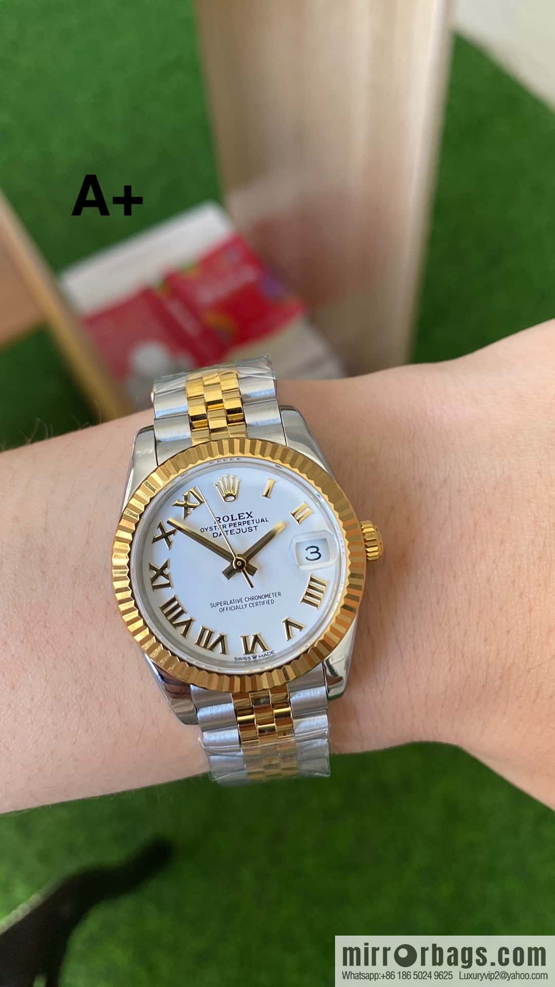 Factory New Rolex Rolex Women's Oyster Diary Watch 31mm
