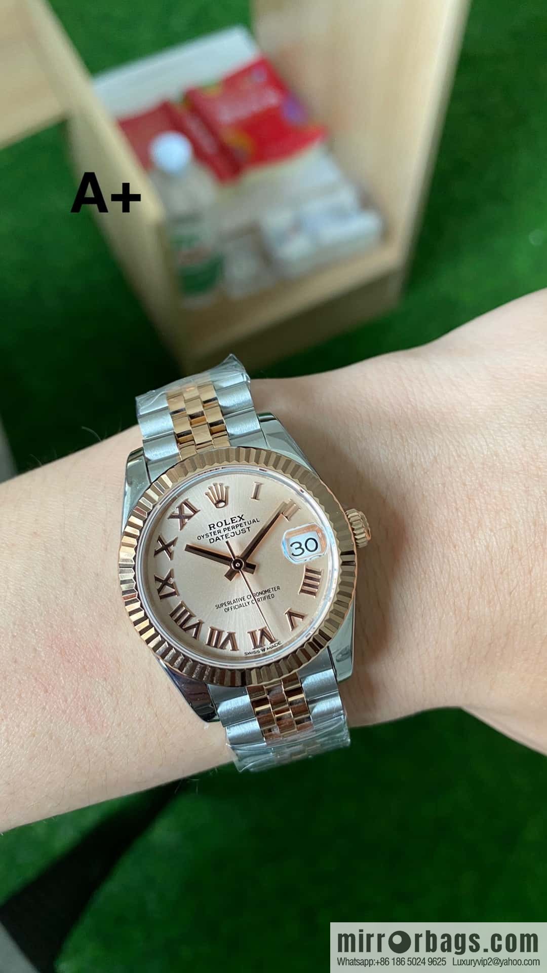 Factory New Rolex Rolex Women's Oyster Diary Watch 31mm