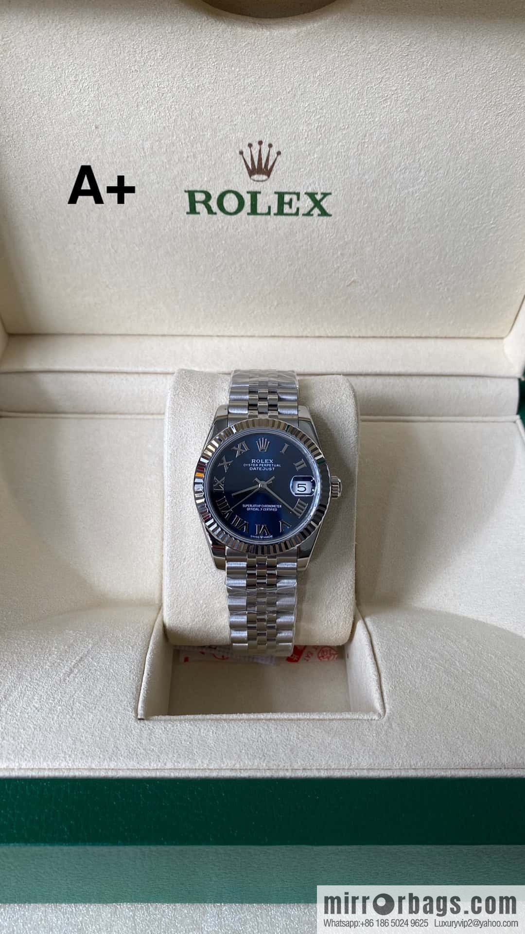Factory New Rolex Rolex Women's Oyster Diary Watch 31mm