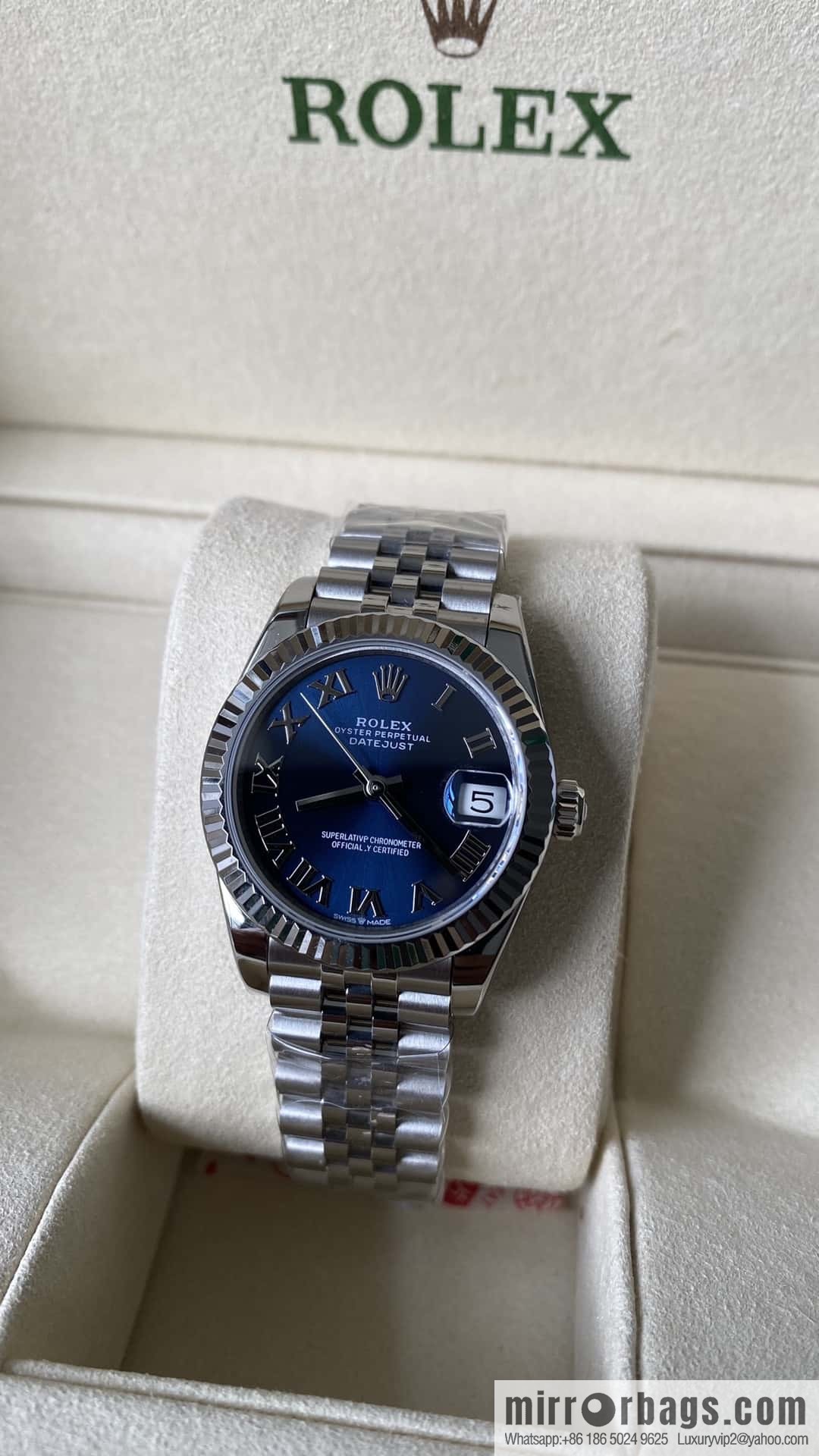 Factory New Rolex Rolex Women's Oyster Diary Watch 31mm