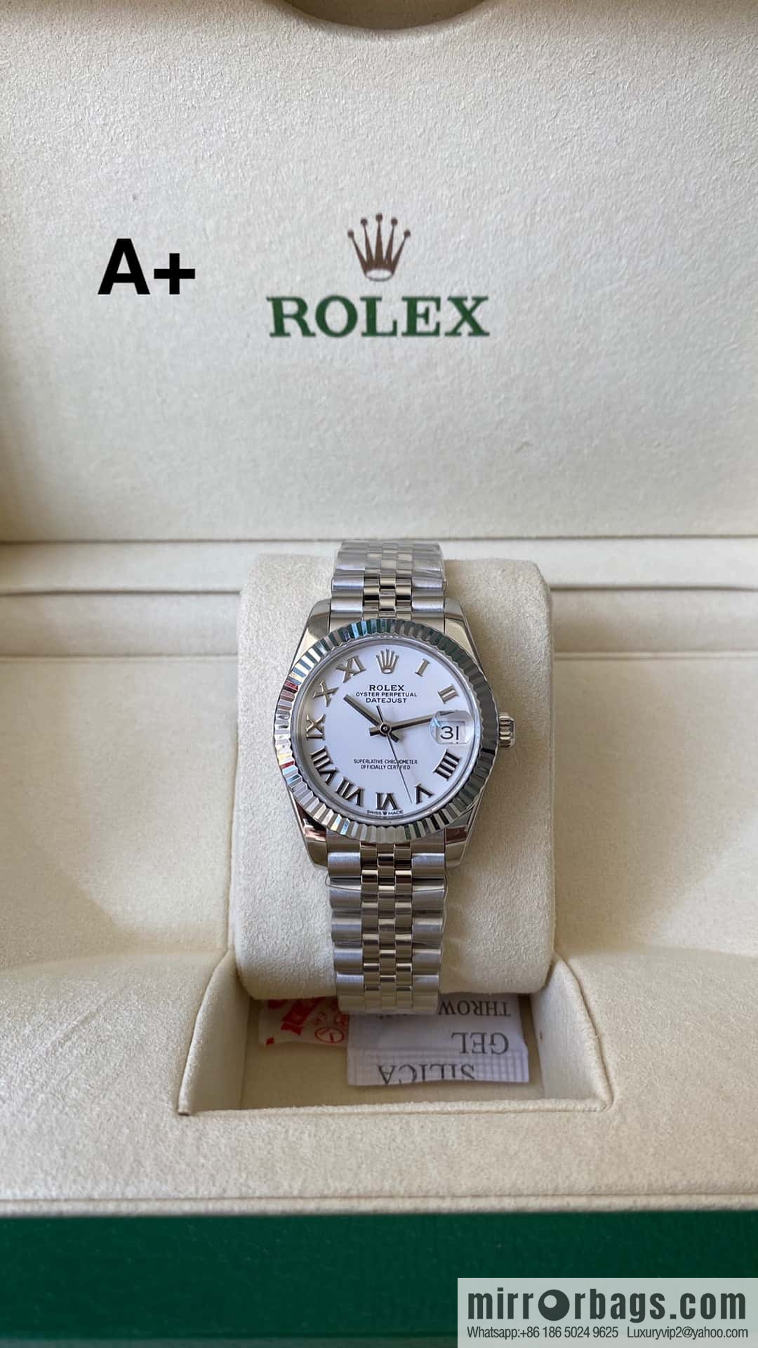 Factory New Rolex Rolex Women's Oyster Diary Watch 31mm