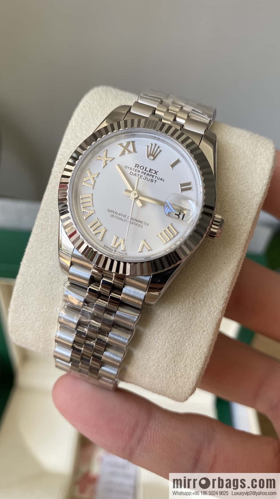 Factory New Rolex Rolex Women's Oyster Diary Watch 31mm