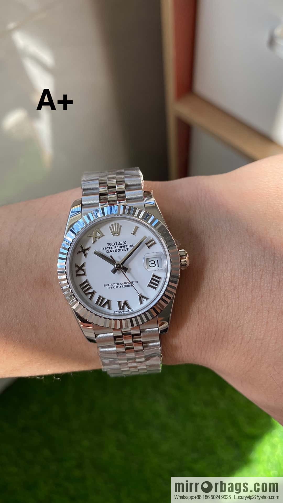 Factory New Rolex Rolex Women's Oyster Diary Watch 31mm