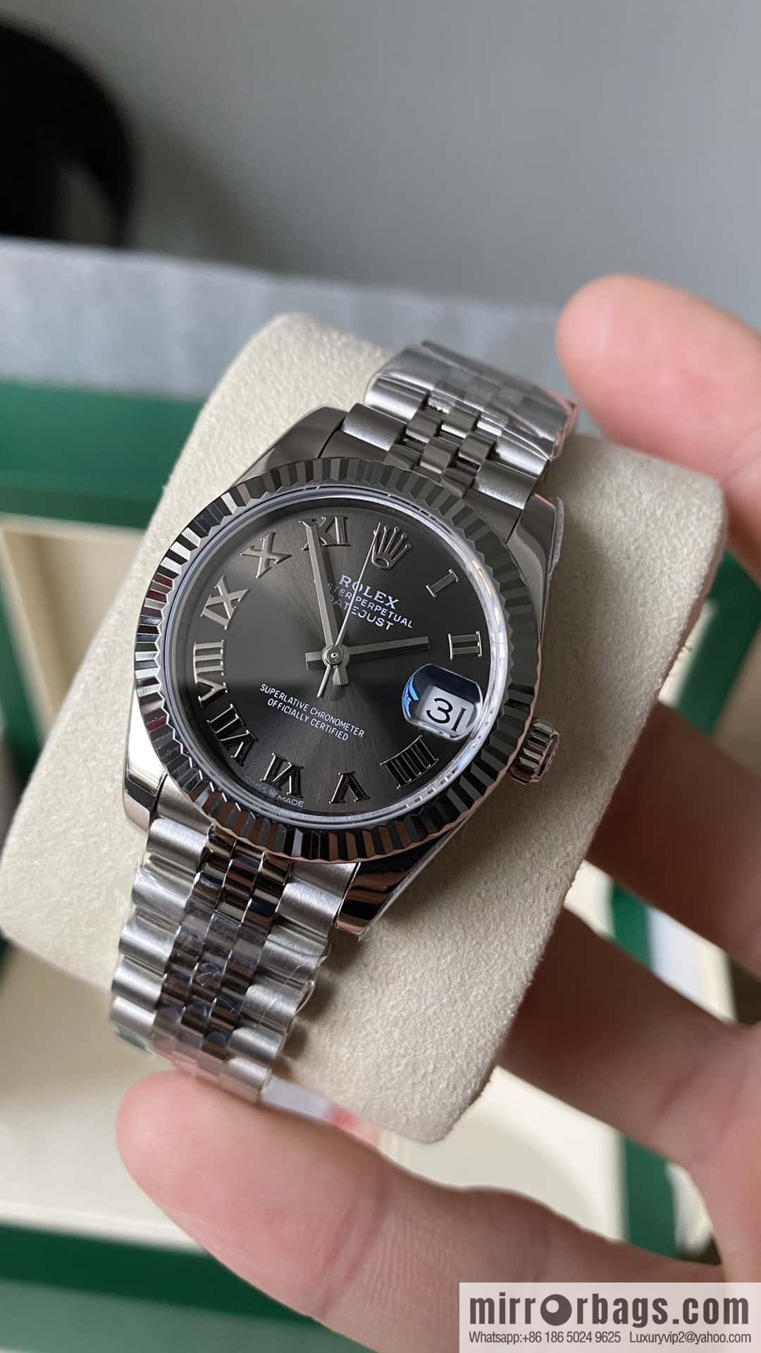 Factory New Rolex Rolex Women's Oyster Diary Watch 31mm