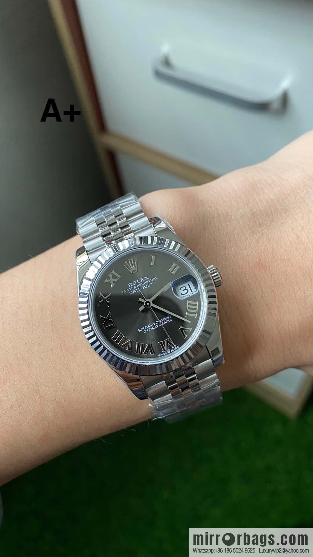 Factory New Rolex Rolex Women's Oyster Diary Watch 31mm