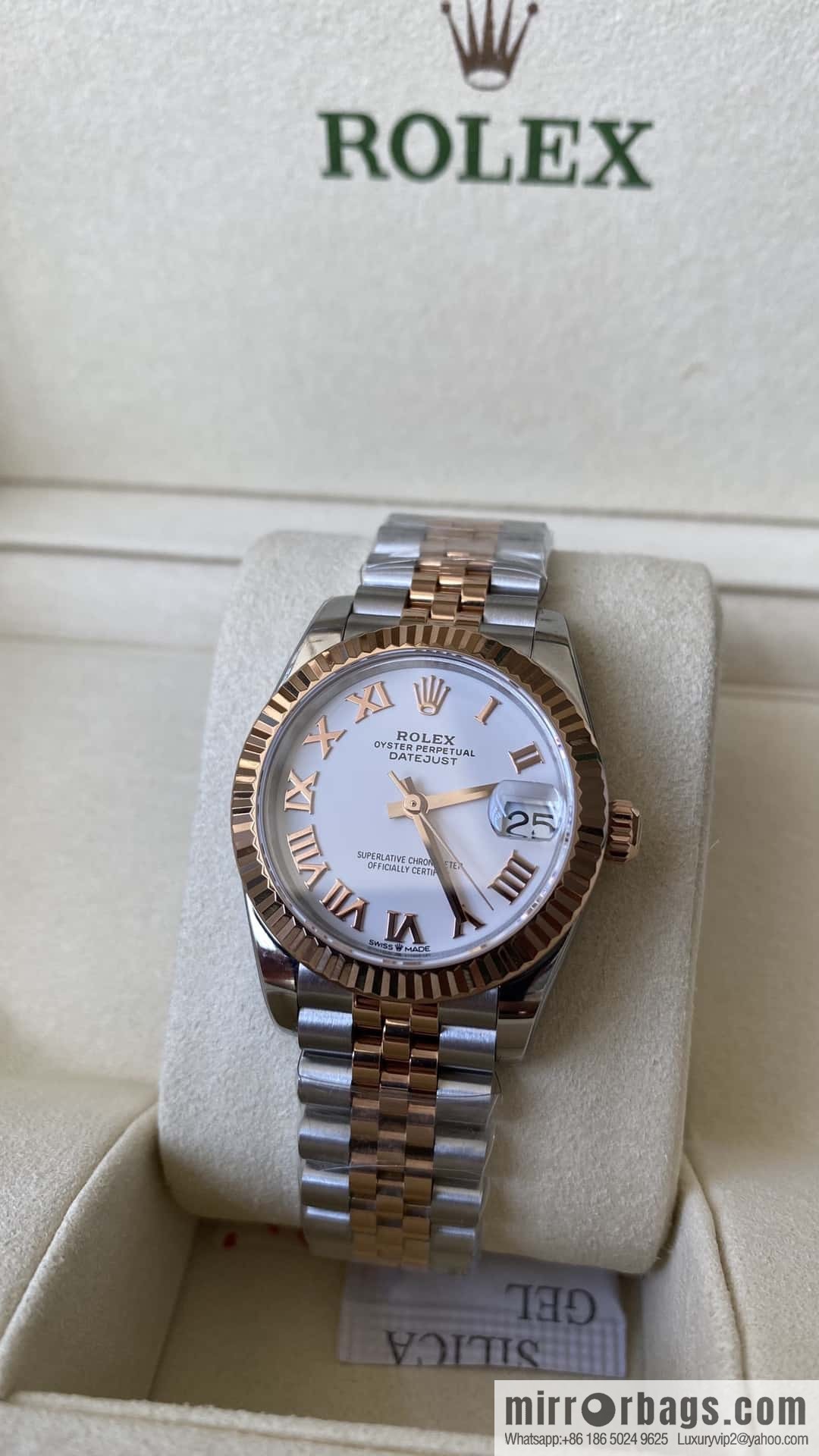 Factory New Rolex Rolex Women's Oyster Diary Watch 31mm