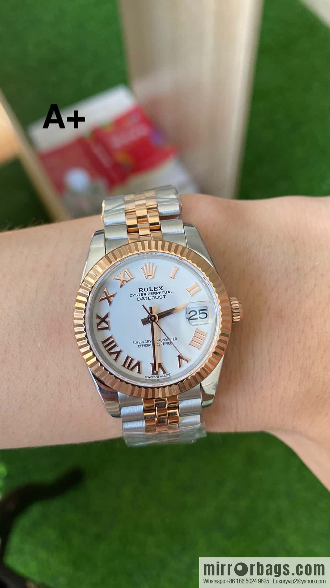 Factory New Rolex Rolex Women's Oyster Diary Watch 31mm