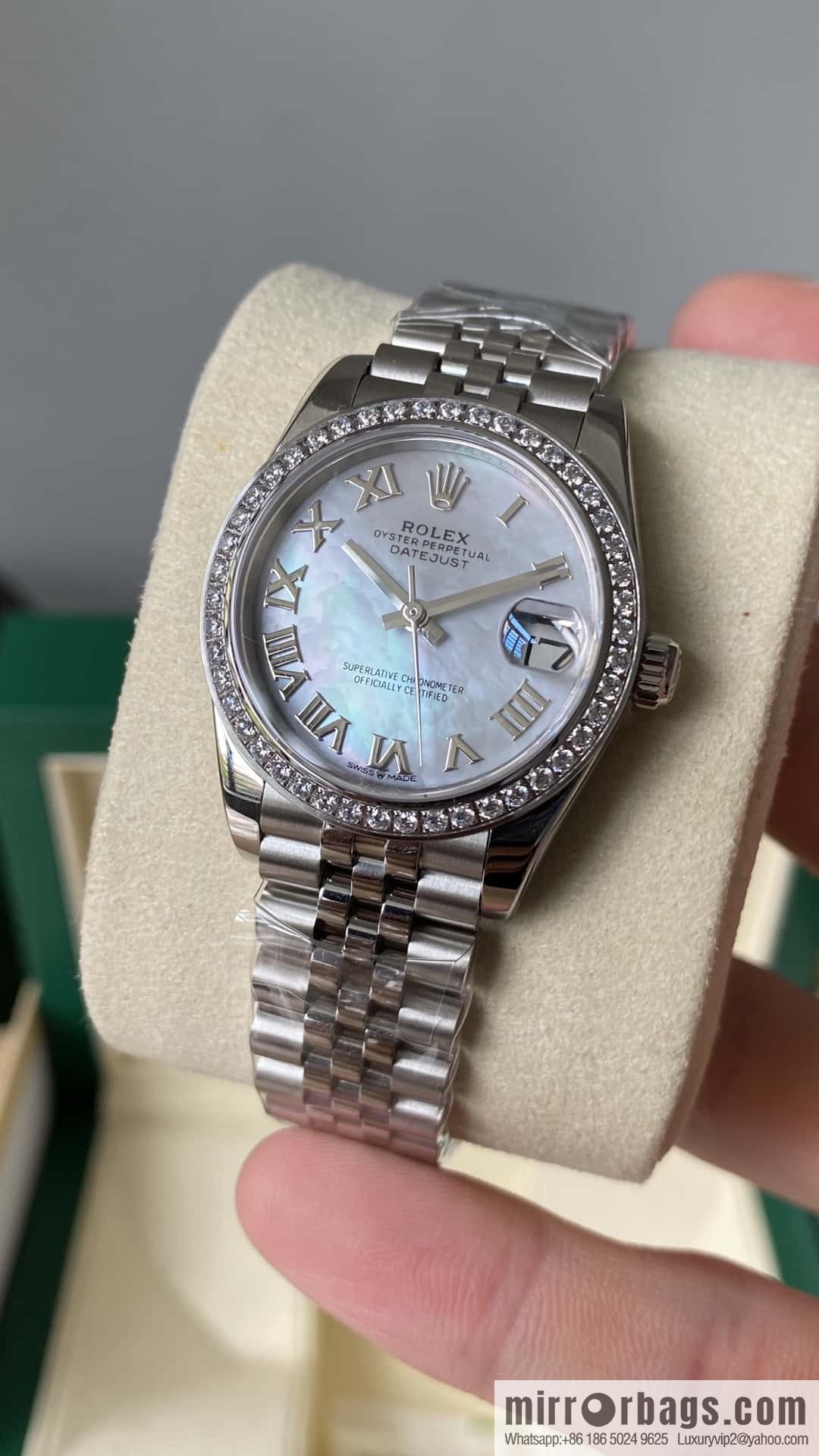 Factory New Rolex Rolex Women's Oyster Diary Watch 31mm