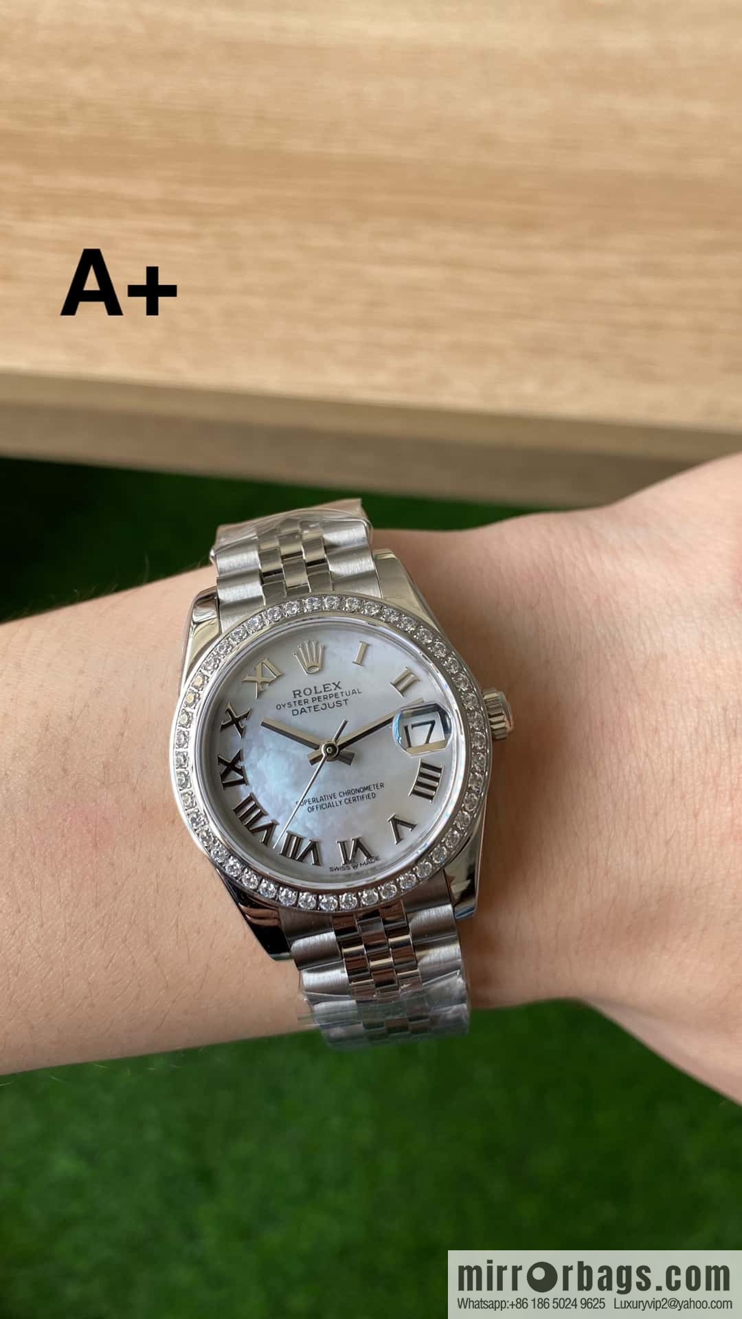 Factory New Rolex Rolex Women's Oyster Diary Watch 31mm