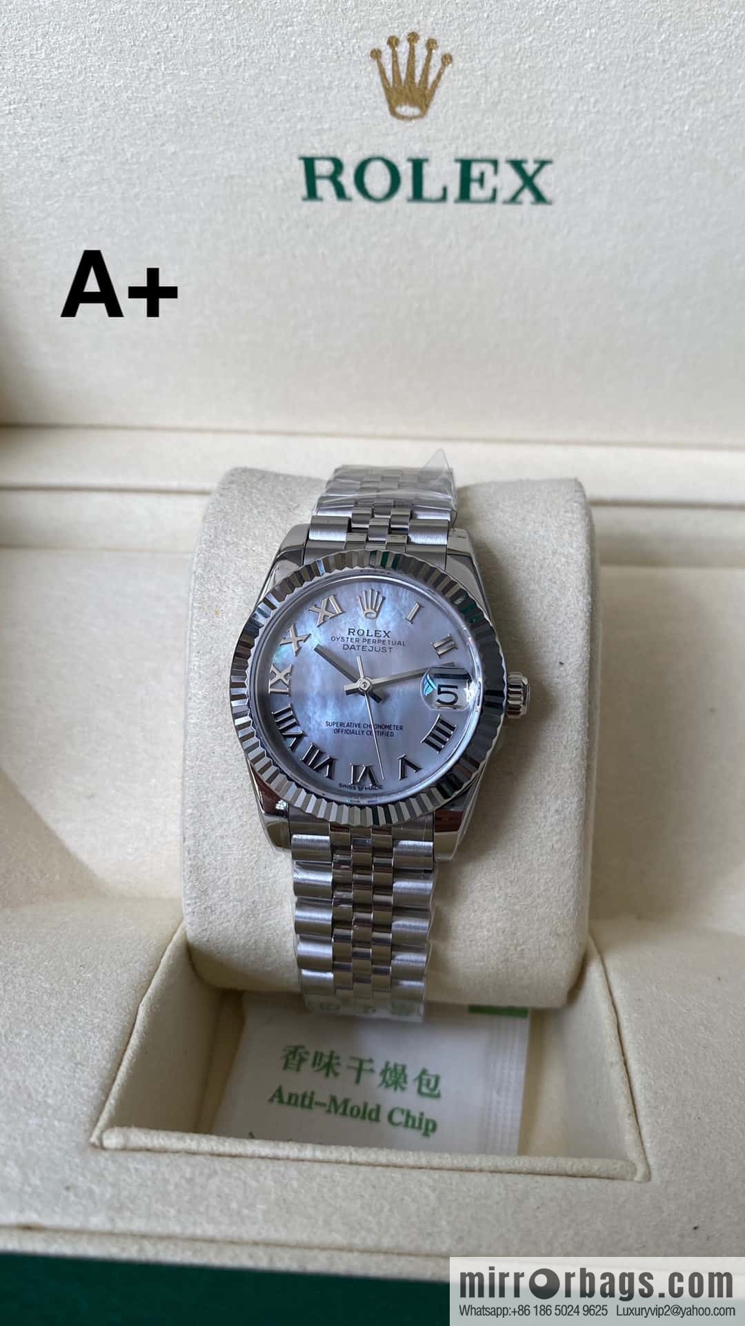 Factory New Rolex Rolex Women's Oyster Diary Watch 31mm